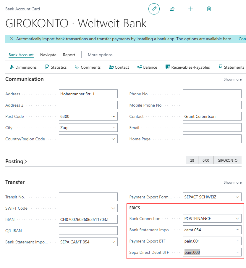 BankAccountConnection