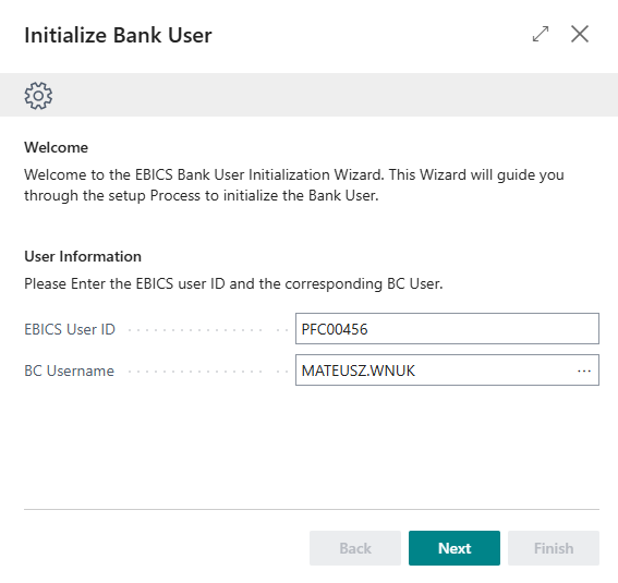 User Information